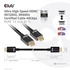 Club 3D Kábel - CAC-1370 (HDMI 2.1 Ultra High-Speed, 48Gbps, 4K120Hz, 8K60Hz, 1.5m, HDMI M/M, alacsony EMI, VRR, QMS)