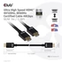 Club 3D Kábel - CAC-1371 (HDMI 2.1 Ultra High Speed, 4K120Hz, 8K60Hz, 48Gbps, M/M, 1m)