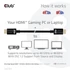 Club 3D Kábel - CAC-1372 (HDM 2.1, 4K120Hz, 8K60Hz, 48Gbps, 2m, M/M)
