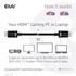 Club 3D Kábel - CAC-1373 (HDMI 2.1 Ultra High-Speed, 48Gbps, 4K120Hz, 8K60Hz, M/M, 3m)