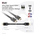 Club 3D Kábel - CAC-1375 (HDMI 2.1 Ultra High Speed, M/M, 4K120Hz, 8K60Hz, 48Gbps, 5m, VRR,QMS,QFT,eARC,HDR)