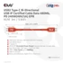 Club 3D Kábel - CAC-1513 (USB2 Type-C Bidirektional, 480Mb/s, PD 240W, USB-IF Certified, 3m)