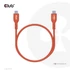 Club 3D Kábel - CAC-1515 (USB2.0 Type-C, 480Mb, 240W PD, 4m, kétirányú, USB-IF Certified)