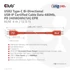 Club 3D Kábel - CAC-1515 (USB2.0 Type-C, 480Mb, 240W PD, 4m, kétirányú, USB-IF Certified)