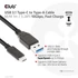 Club 3D Kábel - CAC-1523 (3.1 USB-C Gen 2 to 3.1 USB-A Gen 2, 10Gbps, 60W PD2.0, 1m, Bidirectional, 4K60Hz)