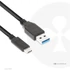 Club 3D Kábel - CAC-1523 (3.1 USB-C Gen 2 to 3.1 USB-A Gen 2, 10Gbps, 60W PD2.0, 1m, Bidirectional, 4K60Hz)