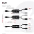 Club 3D Kábel - CAC-1527 (USB-C Y kábel, 100W PD, 1.83m, 2xUSB-C)