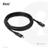Club 3D Kábel - CAC-1529 (USB-C Gen 1 to USB-C, 5Gbps, 60W, 4K60Hz, M/F, 2m)