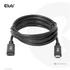 Club 3D Kábel - CAC-1529 (USB-C Gen 1 to USB-C, 5Gbps, 60W, 4K60Hz, M/F, 2m)