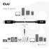 Club 3D Kábel - CAC-1531 (USB-C Gen 1 to USB-C, 5Gbps, 60W, 4K60Hz, M/F, 1m)