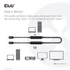 Club 3D Kábel - CAC-1535 (3.2 USB-C Gen 2 to 3.2 USB-C Gen 2, 60W PD, 8K60Hz, Bidirectional, 5m)