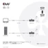 Club 3D Kábel - CAC-1535 (3.2 USB-C Gen 2 to 3.2 USB-C Gen 2, 60W PD, 8K60Hz, Bidirectional, 5m)
