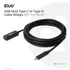 Club 3D Kábel - CAC-1536 (USB-C Gen 2 to USB-A, 10Gbps, 5m)
