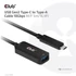 Club 3D Kábel - CAC-1536 (USB-C Gen 2 to USB-A, 10Gbps, 5m)