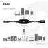 Club 3D Kábel - CAC-1538 (USB-C Gen 1 to USB-A, 5Gbps, 10m)