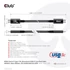 Club 3D Kábel - CAC-1575 (USB4 Type-C Gen 2x2, Bi-Directional USB-IF, 4K60Hz, 20Gbps, PD 240W(48V/5A) EPR M/M 2m)