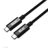 Club 3D Kábel - CAC-1578 (USB4 Type-C Gen 3x2, Bi-directional, 8K60Hz, 40Gbps, 240W PD, EPR, 2m)
