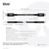 Club 3D Kábel - CAC-1578 (USB4 Type-C Gen 3x2, Bi-directional, 8K60Hz, 40Gbps, 240W PD, EPR, 2m)