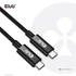 Club 3D Kábel - CAC-1579 (USB4 Type-C Gen 3x2, Bi-directional, 8K60Hz, 40Gbps, 240W PD, EPR, 3m)