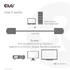 Club 3D Kábel - CAC-1710 (VGA Bidirectional, M/M, 10m, 28AWG, 1080p)