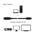 Club 3D Kábel - CAC-2163 (Mini DisplayPort to DisplayPort 1.2, 2m, 4K 60Hz, Bidirektional, 21.6Gbps, zárral)