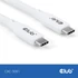 Club 3D Kábel - CAC-3001 (USB-C, PD 240W, 20Gbps, 4K60Hz, 2m, fehér)