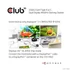 Club 3D Notebook Dokkoló - CSV-1460 (4K60HZ DUAL DISPLAY, 3.1 USB-A to 2x DP, 6x USB3.2, RJ45, 3.5 Jack Audio + Mic)
