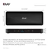 Club 3D Notebook Dokkoló - CSV-1583 (140W, 2xThunderbolt 4, 3xDP, 2xHDMI, USB-C, 3xUSB-A, SD, TF, RJ45, 3,5 Jack, DC)