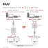 Club 3D Switch - CSV-1384 (HDMI 2-az-1-ben, Kétirányú, 8K60Hz/4K120Hz, HDR, HDMI 2.1)