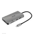 Club 3D USB Hub - CSV-1593 (3.1 USB-C Gen 1 to 2xHDMI, 2xUSB-A 3.2 Gen 1, USB-C 3.2 Gen 1, SD, Micro SD, RJ45, 4K60Hz)