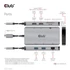 Club 3D USB Hub - CSV-1593 (3.1 USB-C Gen 1 to 2xHDMI, 2xUSB-A 3.2 Gen 1, USB-C 3.2 Gen 1, SD, Micro SD, RJ45, 4K60Hz)