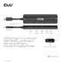 Club 3D USB Hub - CSV-1596 (USB-C to 2xHDMI, 2xUSB-A, USB-C PD, RJ45, 4k60Hz)