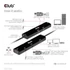 Club 3D USB Hub - CSV-1599 (USB-C 4 to HDMI, 2xUSB-A (10G), RJ45 (2,5G), USB-C 100W PD 3.0, USB-C 10Gbps, 8k60Hz)