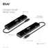 Club 3D USB Hub - CSV-1599 (USB-C 4 to HDMI, 2xUSB-A (10G), RJ45 (2,5G), USB-C 100W PD 3.0, USB-C 10Gbps, 8k60Hz)