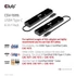 Club 3D USB Hub - CSV-1599 (USB-C 4 to HDMI, 2xUSB-A (10G), RJ45 (2,5G), USB-C 100W PD 3.0, USB-C 10Gbps, 8k60Hz)