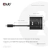 Club 3D USB Hub - CSV-2511 (USB-C to 2xUSB-C, Bidirectional, 100W PD, 8K60Hz/4K120Hz)
