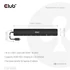 Club 3D USB Hub - CSV-2550 (USB-C to 3xUSB-C, 3xUSB-A, RJ45, SD/MicroSD, 140W PD, HDMI, 8K30hz)