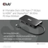 Club 3D USB Hub - CSV-2551 (USB-C to USB-C, 2xUSB-A, RJ45, SD/MicroSD, 100W PD, HDMI, DP, 8K30hz)