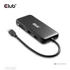 Club 3D USB Hub - CSV-2551 (USB-C to USB-C, 2xUSB-A, RJ45, SD/MicroSD, 100W PD, HDMI, DP, 8K30hz)