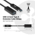 Club 3D kábel - CAC-1411 (3.2 USB-A 10 Gbps, M/F, 5m)