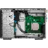 DELL ISG szerver - PE T360 torony (8x3.5"), 4C E-2414 2.6GHz, 1x16GB, 1x480GB RI SSD; H355, iD9 Ba., 2x700W.