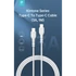 DEVIA USB TYPE-C - USB TYPE-C ADAT- ÉS TÖLTŐKÁBEL 1 M-ES VEZETÉKKEL - KINTONE SERIES TYPE-C TO TYPE-C CABLE - 60W, WHITE