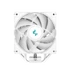 DeepCool CPU Cooler - AG400 WH ARGB (31,6 dB; max, 128,93 m3/h; 4pin, 4 db heatpipe, 12cm, PWM, A-RGB LED, fehér)