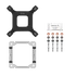 DeepCool CPU Cooler - AG400 WH ARGB (31,6 dB; max, 128,93 m3/h; 4pin, 4 db heatpipe, 12cm, PWM, A-RGB LED, fehér)