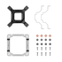 DeepCool CPU Cooler - AK400 DIGITAL PRO WH (25 dB; max, 103,45 m3/h; 4pin csatlakozó, 4 db heatpipe, 12cm, PWM, fehér)