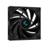 DeepCool CPU Cooler - AK400 ZERO DARK (29 dB; max, 112,93 m3/h; 4pin csatlakozó, 4 db heatpipe, 12cm, PWM)