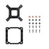 DeepCool CPU Cooler - AK400 ZERO DARK PLUS (28 dB; max, 101,02 m3/h; 4pin, 4 db heatpipe, 12cm, PWM)