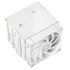 DeepCool CPU Cooler - AK620 DIGITAL PRO WH (25 dB; max, 103,45 m3/h; 4pin csatlakozó, 6 db heatpipe, 2x12cm, PWM, fehér)