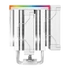 DeepCool CPU Cooler - AK620 DIGITAL PRO WH (25 dB; max, 103,45 m3/h; 4pin csatlakozó, 6 db heatpipe, 2x12cm, PWM, fehér)