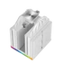 DeepCool CPU Cooler - AK620 DIGITAL PRO WH (25 dB; max, 103,45 m3/h; 4pin csatlakozó, 6 db heatpipe, 2x12cm, PWM, fehér)